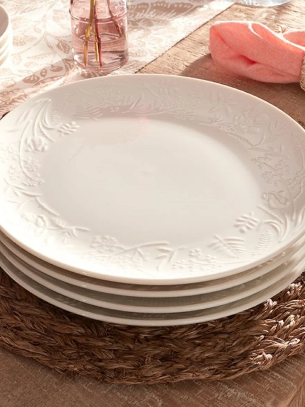 Wildflower Dinner Plates (4) 10108